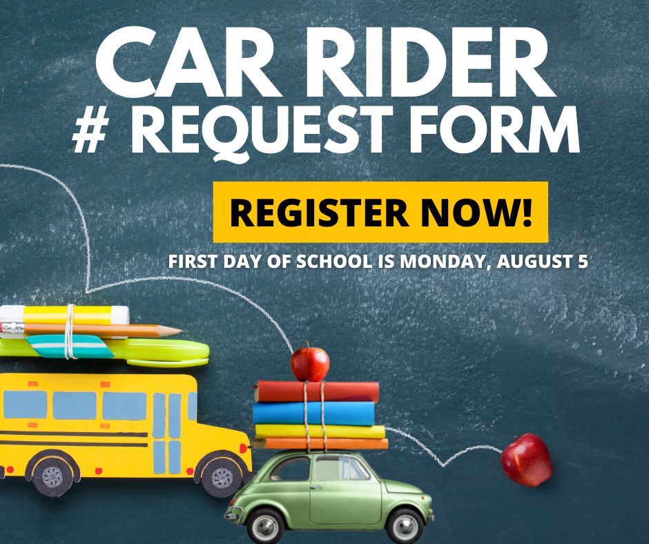  car rider number request form