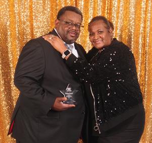 Rock Star honoree and wife