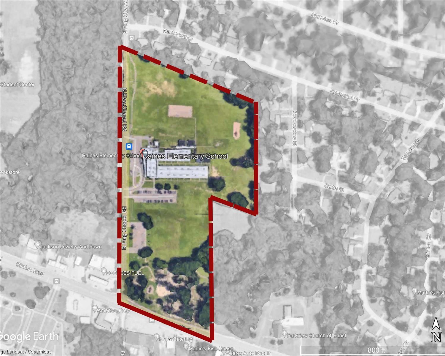 Raines Site Plan