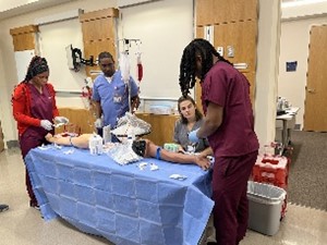  Lanier scholars in health care simulation setting